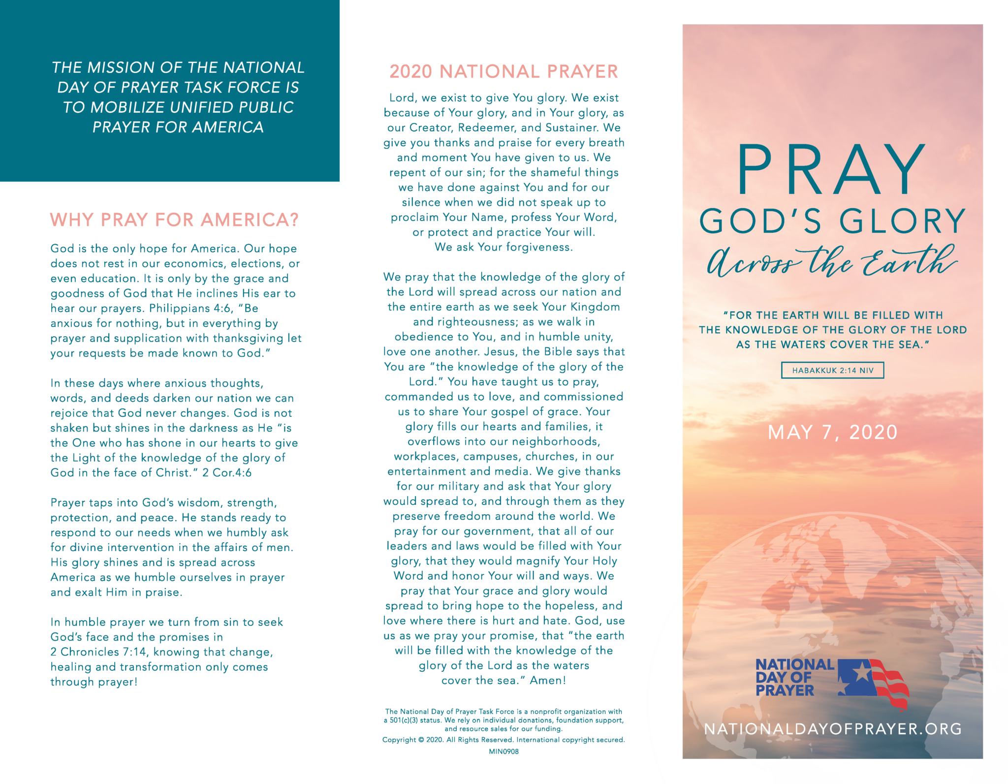 National Day of Prayer Prayer Guide May 7, 2020